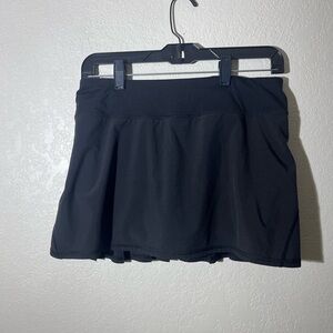 Black lululemon Athletic Skort